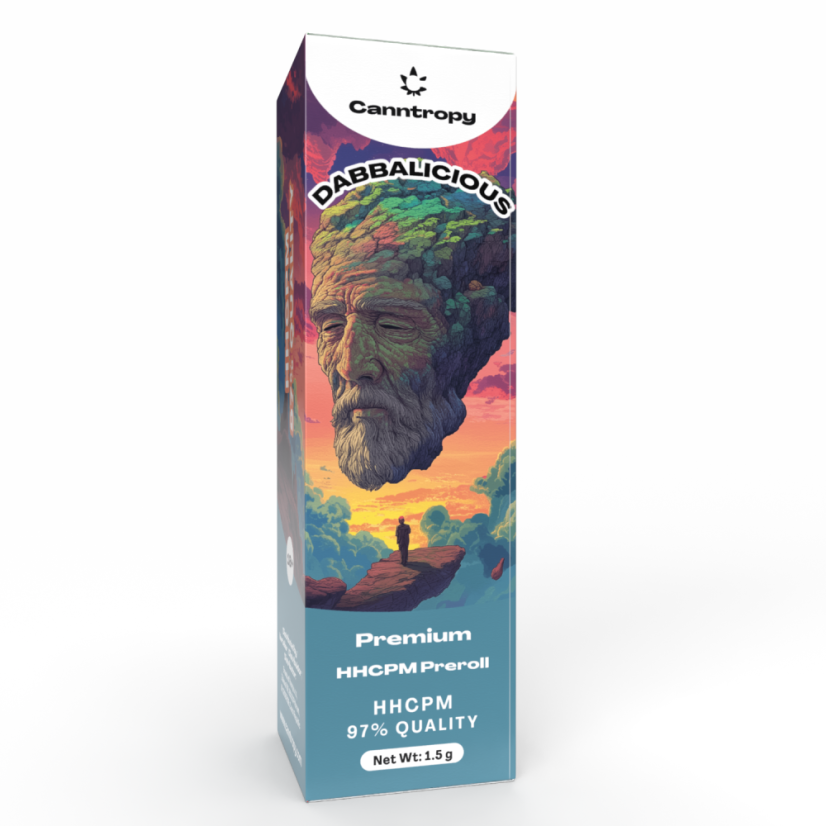 Canntropy HHCPM Prerolls Dabbalicious, HHCPM 97% kvalita, 1,5 g Canntropy HHCPM Prerolls Dabbalicious, HHCPM 97% kvalita, 1,5 g