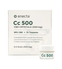 Enecta CBD Hanfkristalle (99%), 500 mg, (0.5 g)