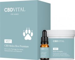 CBD Vital - CBD Relax Antistres balíček pro psy – Premium Box, 110 g