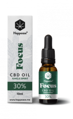 Happease Focus CBD-öl Jungle Spirit, 30% CBD, 3000mg, (10 ml)