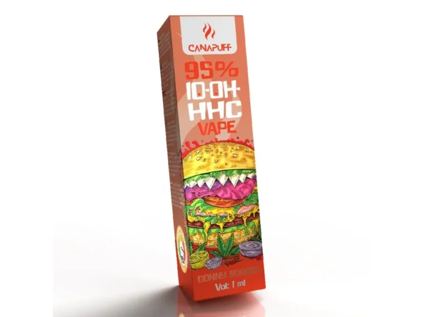 CanaPuff 10-OH-HHC Wegwerp Vape Pen Donny Burger, 10-OH-HHC 95%, 1 ml