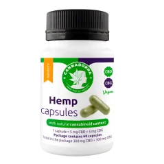 Cannadorra kenderkapszulák CBD + CBG-vel, 60 db