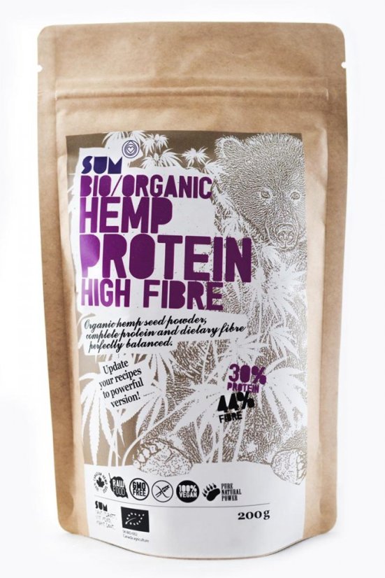 SUM Proteína de cáñamo con fibra BIO 200g