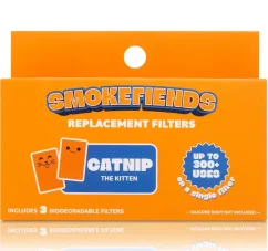 HEMPER Filtri aria personali Smoke Fiends, confezione da 3 filtri di ricambio - Gattino