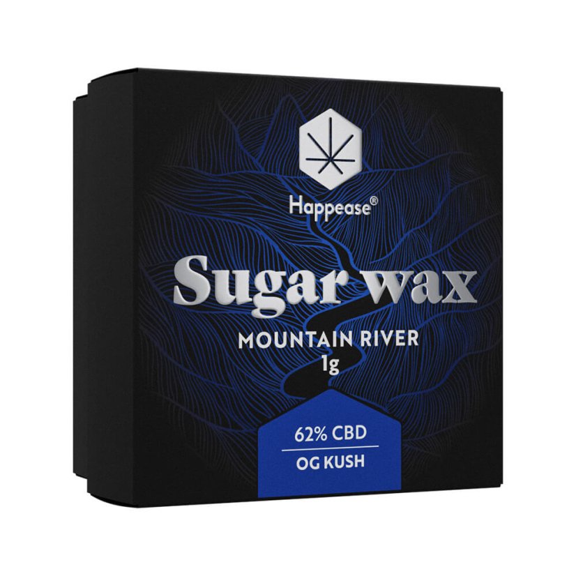 Happease - Extrait Mountain River Sugar Wax, 62% CBD, 1 g