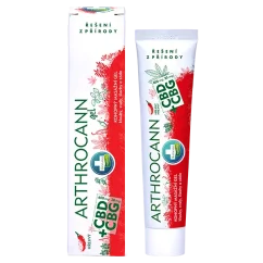 Annabis Arthrocann gel de cânepă pentru încălzire cu CBD și CBG, 75 ml