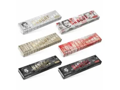 Narcos Hârtie de rulat subțire King Size în ediție limitată + vârfuri - design aleatoriu