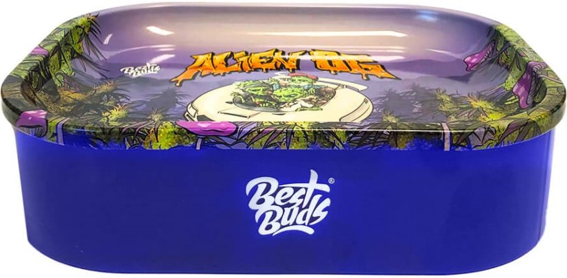 Best Buds Tanka kutija za rolanje s pohranom, Alien OG