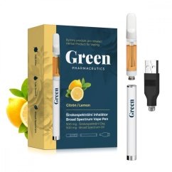 Green Pharmaceutics Kit de inhalare cu spectru larg - Lămâie, 500 mg CBD