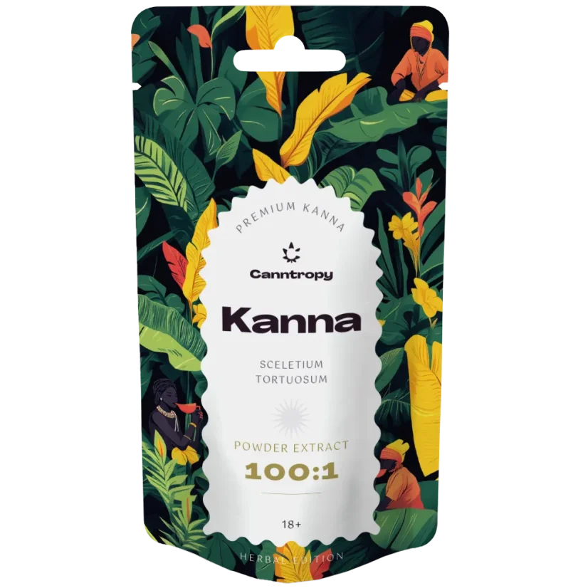 Canntropy Kanna (Sceletium Tortuosum) Extrato de Pó 100x, 5g - 100g