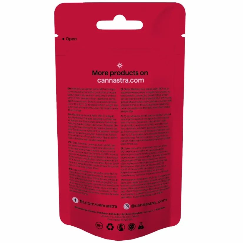 Cannastra THC+ Astro Bears Strawberry Bath Jellies, 10 kosov x 5 mg, 50 g