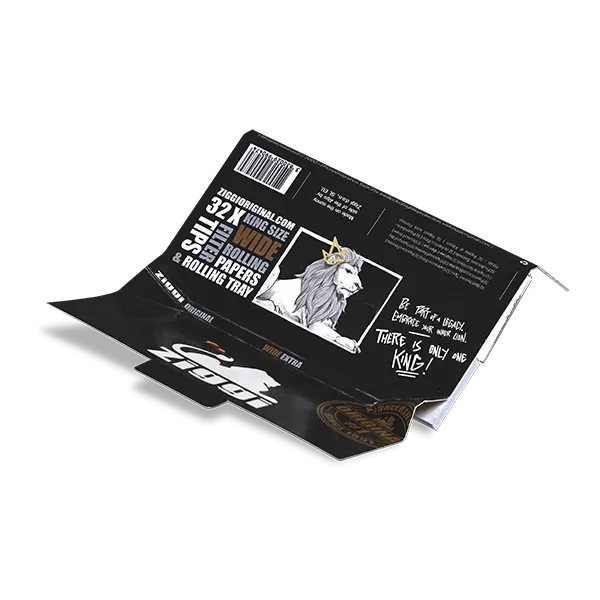 Ziggi Original Wide Extra, 32 feuilles à rouler + 32 filtres en carton