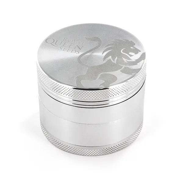 Royal Queen Seeds Grinder in metallo inciso, 4 parti, 55 mm