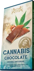 Chocolat au lait Bob Marley Cannabis & Noisettes - Carton (15 barres)