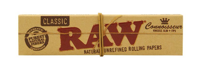 RAW Hârtii Connoisseur King Size cu filtre, 110 mm, 24 buc în cutie