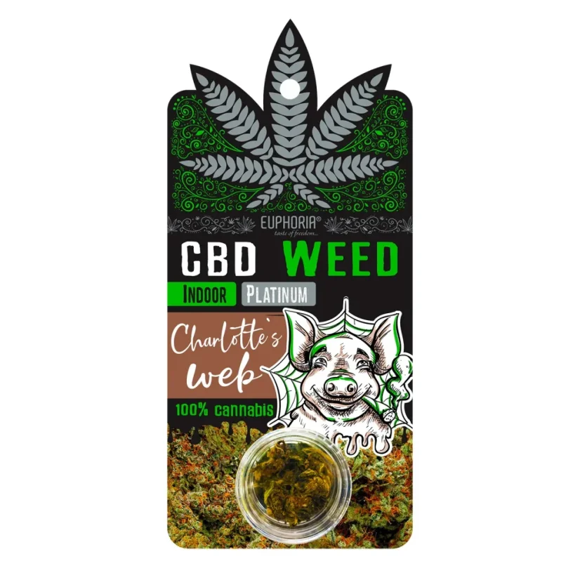 Euphoria CBD Weed Platinum Charlotte´s Web, 0,7 g