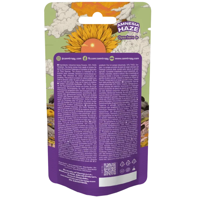 Canntropy THCD-Blüte Amnesia Haze, 10 % THCD, 1 - 100 g