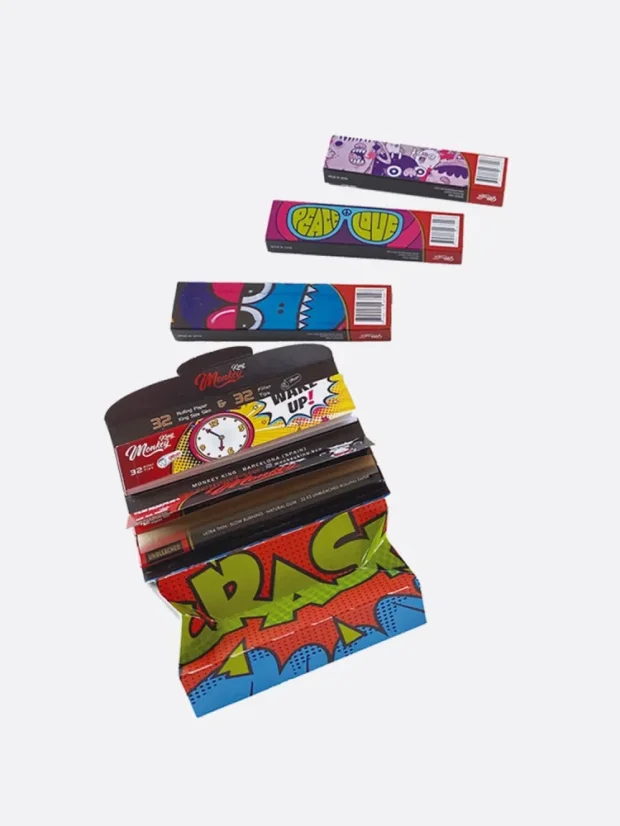 Monkey King KSS Hârtie de rulat cu filtre-tip Trymix, 1 carnet