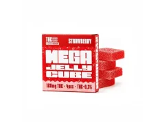 Czech CBD THC Odyssey Cuburi Mega de jeleu cu căpșuni