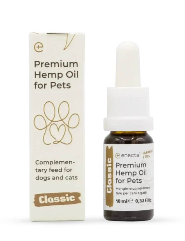 Aceite de CBD Enecta para mascotas 5 %, 500 mg, 10 ml