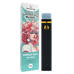 Canntropy CBG9 Vape pero za enkratno uporabo Candy Cane Kush, CBG9 85% kakovost, 1 ml