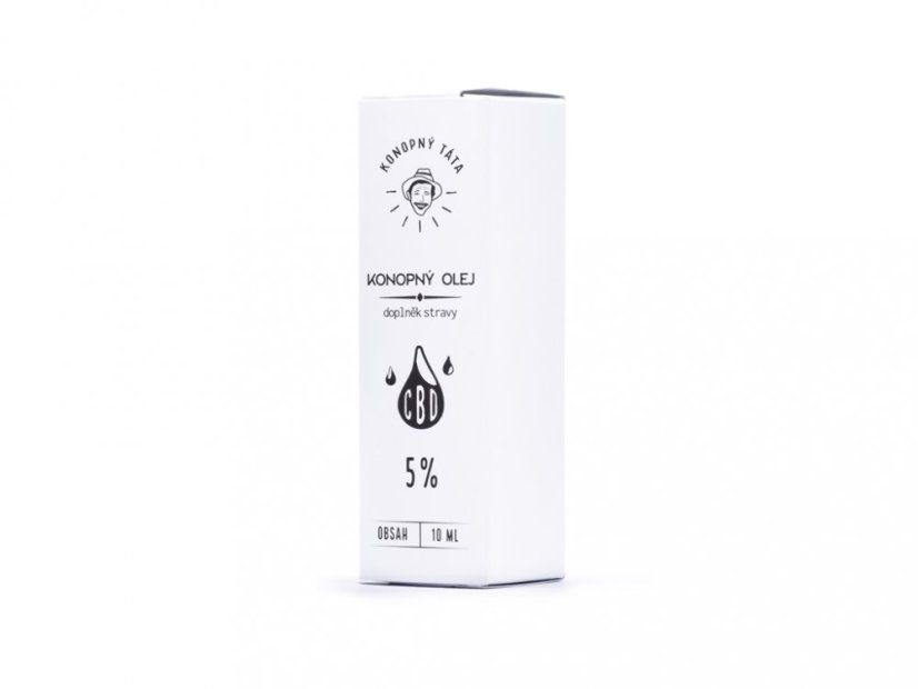Hemp Dad CBD Huile de chanvre 5 %, 10 ml, 500 mg