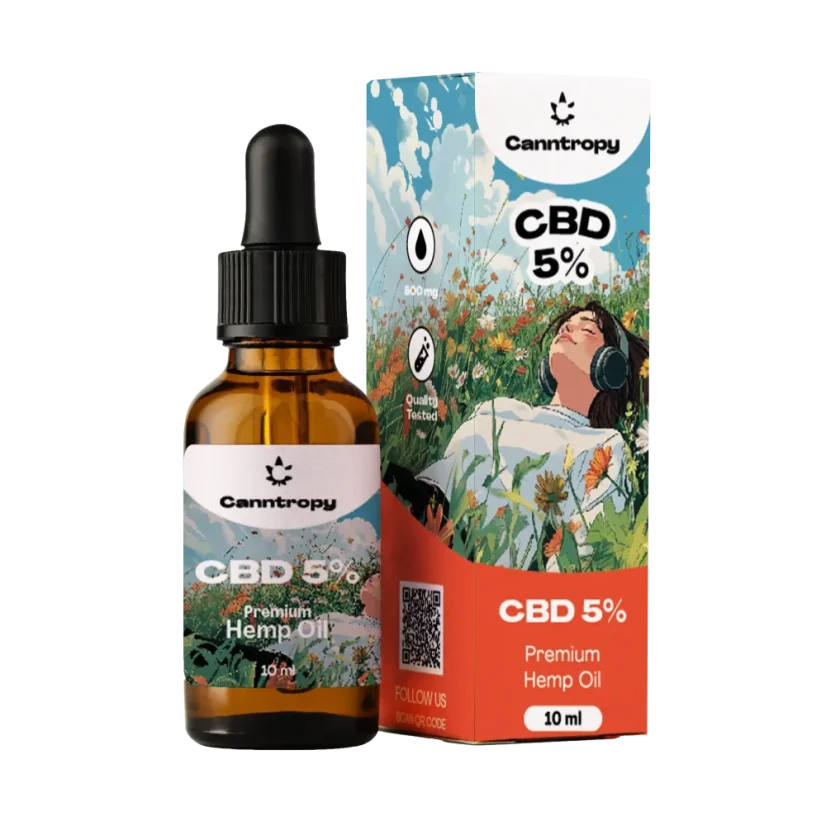 Aceite de Cáñamo CBD Canntropy, 5%, 500mg, 10ml Aceite de Cáñamo CBD Canntropy, 5%, 500mg, 10ml
