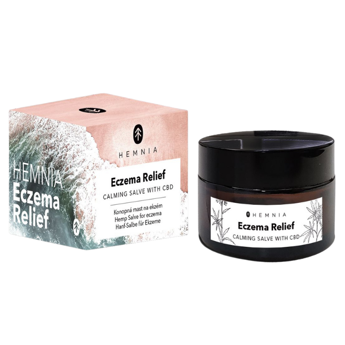 Hemnia Eczema Relief - Univerzální konopná mast na ekzém, 250 mg CBD, 50 ml