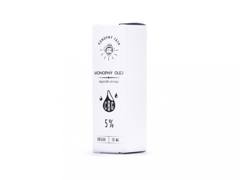 Konopný Táta CBG Aceite de cáñamo 5%, 10 ml, 500 mg