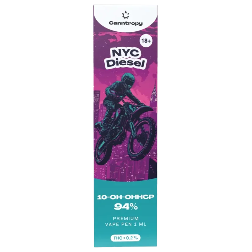 Canntropy 10-OH-HHCP Vape Pen NYC Diesel, 10-OH-HHCP 94% ποιότητα, 1 ml