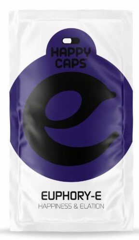 Happy Caps Euphory E - Boldogságot és felemelő hatást fokozó kapszulák, 10 db-os doboz, 400 g