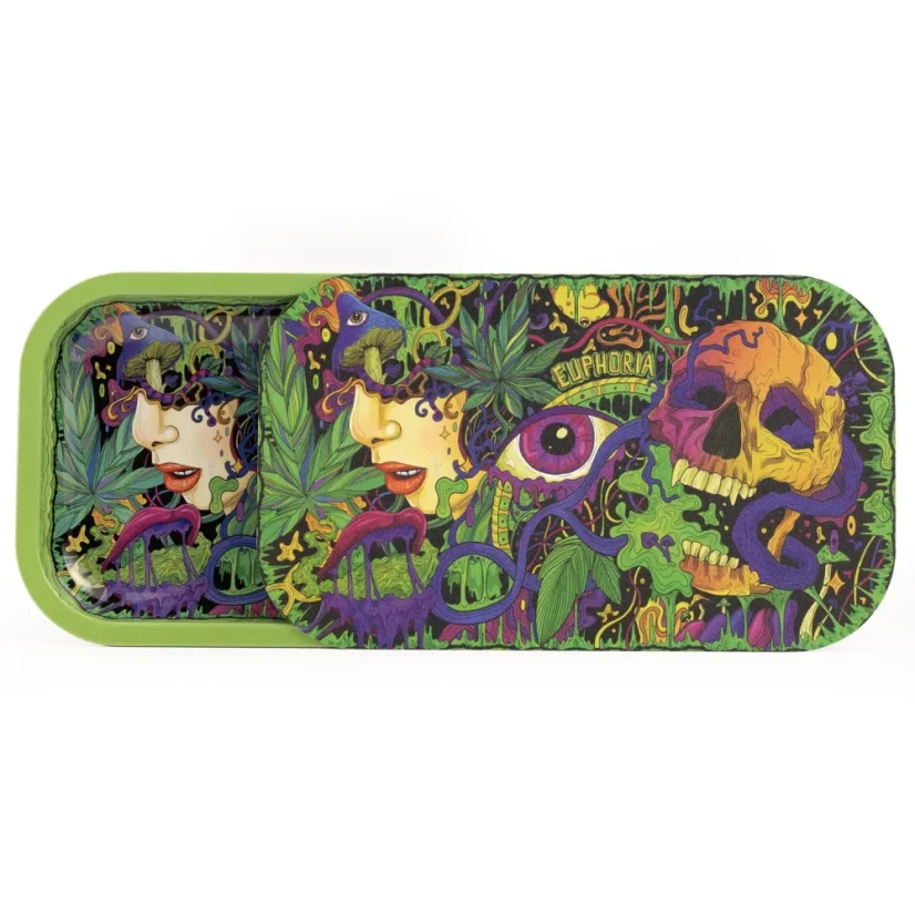 Euphoria Juego de bandejas para liar con tapa magnética Enchanting - 270 x 160 mm