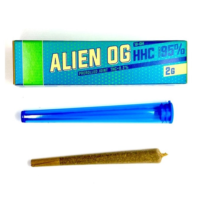 Czech CBD 10-OH-HHC Preroll Alien OG, 2 g