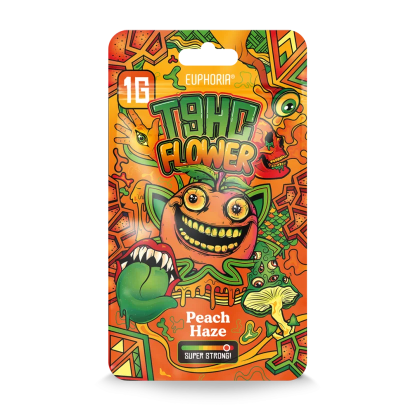 Euphoria T9HC Peach Haze Fleurs, 1 g