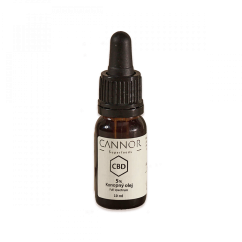 Cannor CBD cu spectru complet de ulei de cânepă 5%, 500 mg, 10 ml