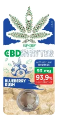 Euphoria Shatter Blueberry Kush (93 à 465 mg de CBD)