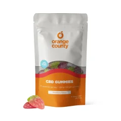Orange County CBD Gummies jordgubbar, 400 mg CBD, 150 g