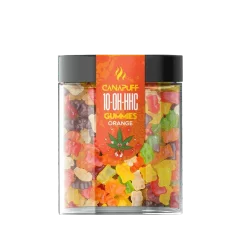 CanaPuff 10-OH-HHC Gummies Laranja, THC menos de 0%, 10 - 50 unidades