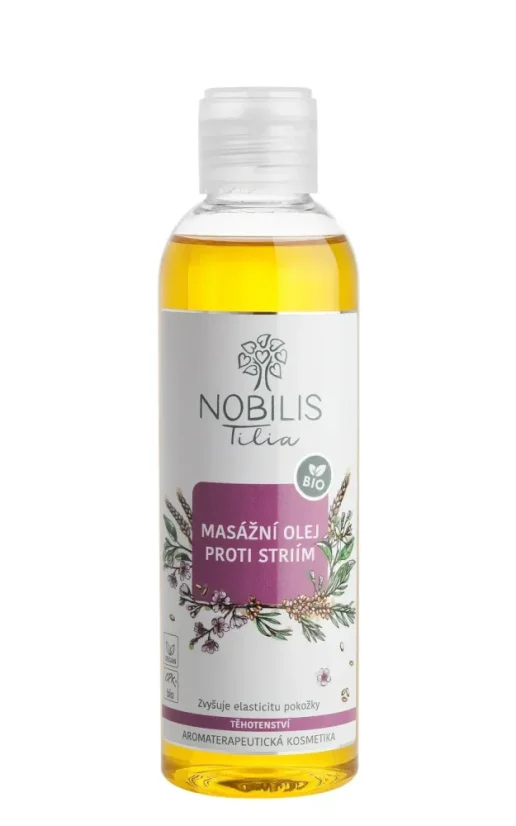 Nobilis Tilia Huile corps et massage anti-vergetures, 200 ml