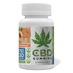 Euphoria Bonbons CBD pêche 375 mg CBD, 15 pcs X 25 mg