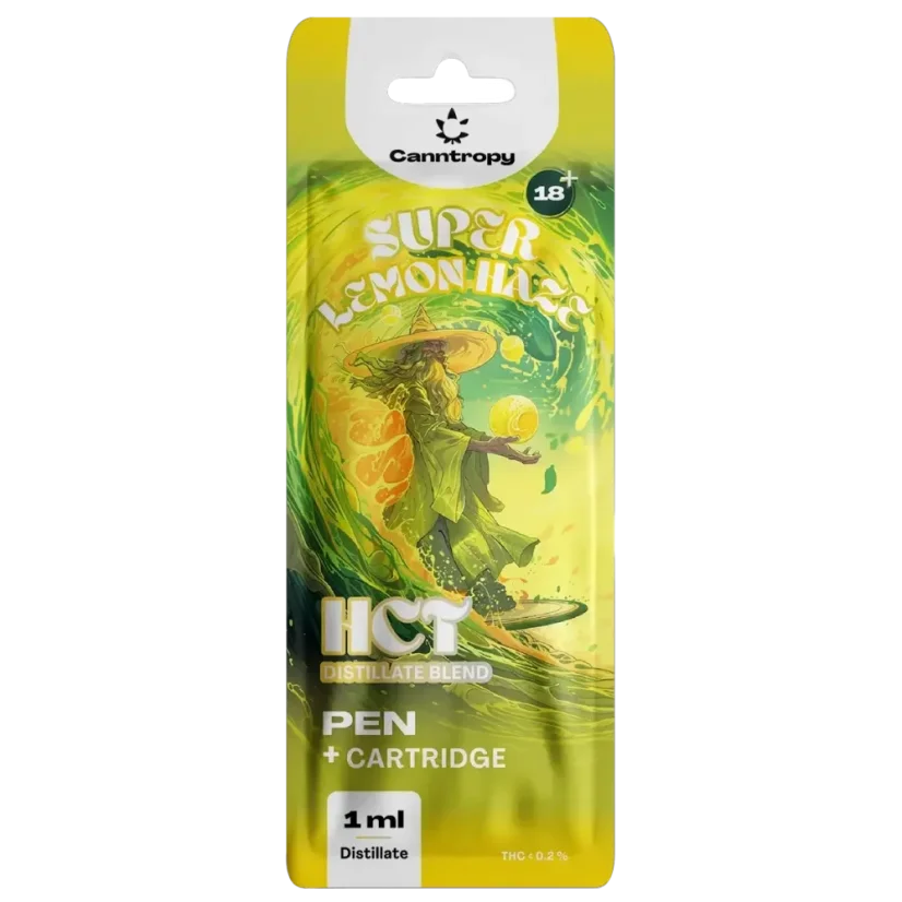 Canntropy HCT Pen + Cartridge Super Lemon Haze, HCT 10 %, 1 ml