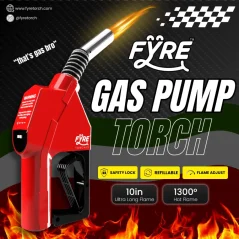 Smyle Labs „Gas Pump” пальник у формі насадки бензоколонки, заправний з регульованим полум'ям