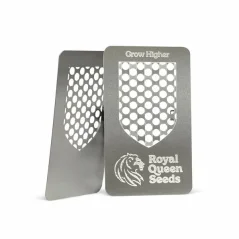 Royal Queen Seeds Card Grinder RQS, 2 partijiet, 15 x 12 x 2 ċm