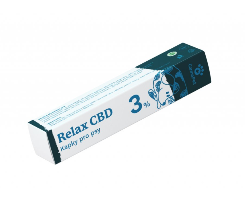 CannaPet Relax CBD 3 % kvapky pre psov, 7 ml, 210 mg