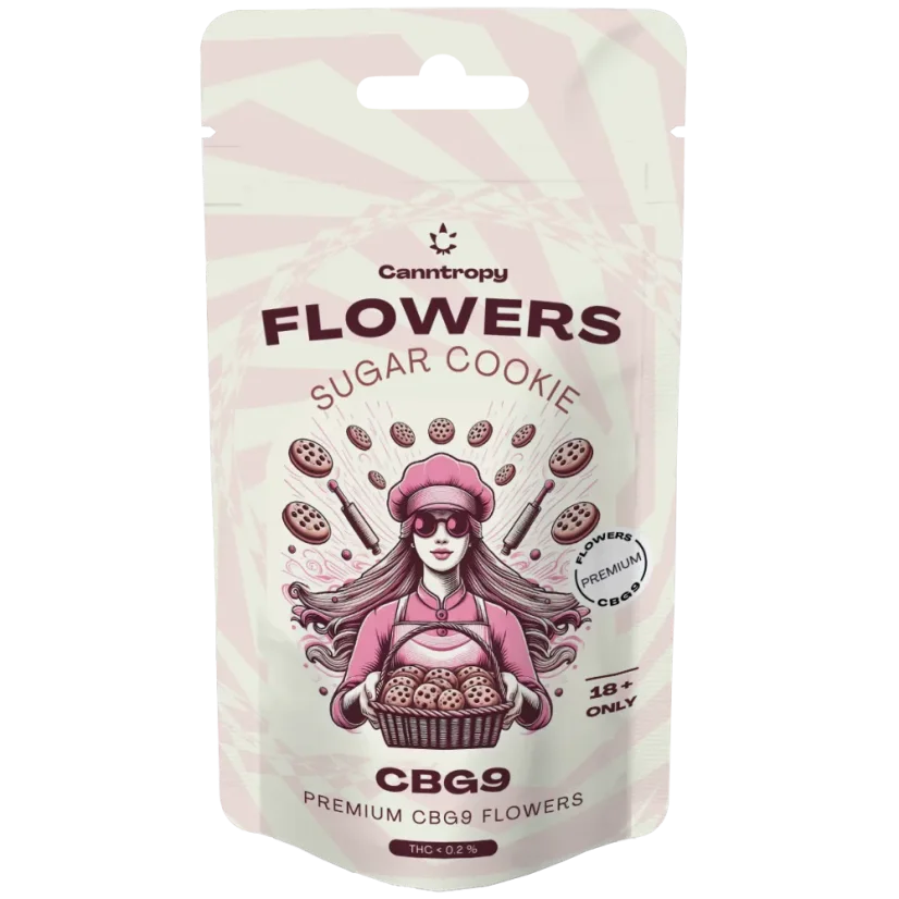 Canntropy CBG9 Flower Sugar Cookie, CBG9 Kakovost 85 %, 1 g - 100 g