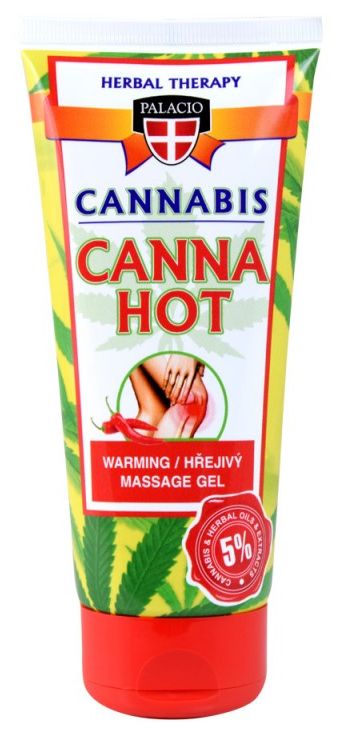 Palacio - Hanf Massage Gel CANNAHOT (Wärmende) Tube, (200 ml)