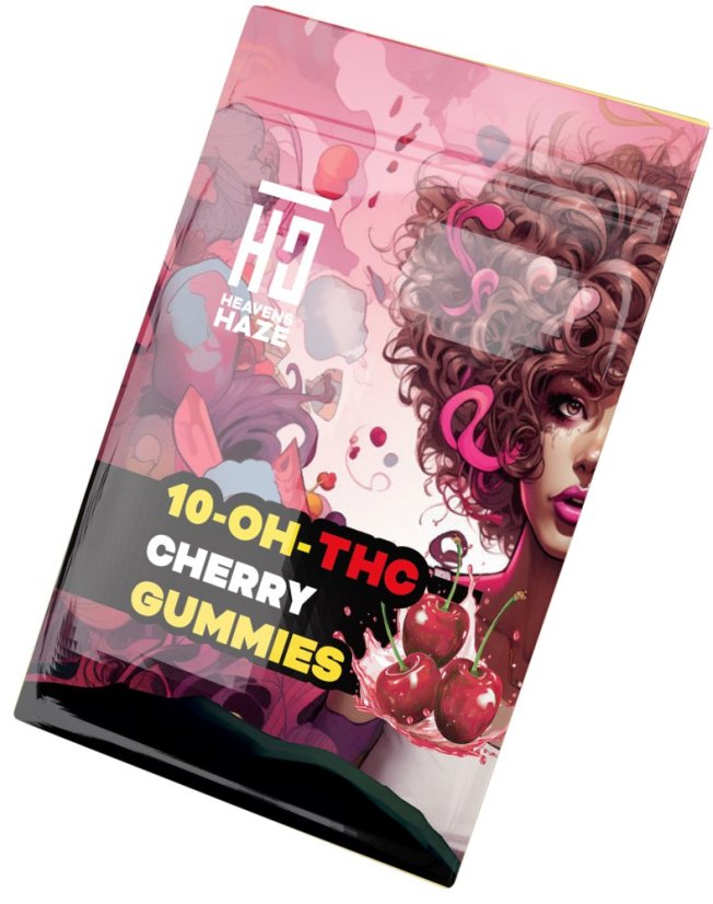 Heavens Haze Gummies 10-OH-THC Cireșe, 3 buc x 40 mg, 120 mg 10-OH-THC