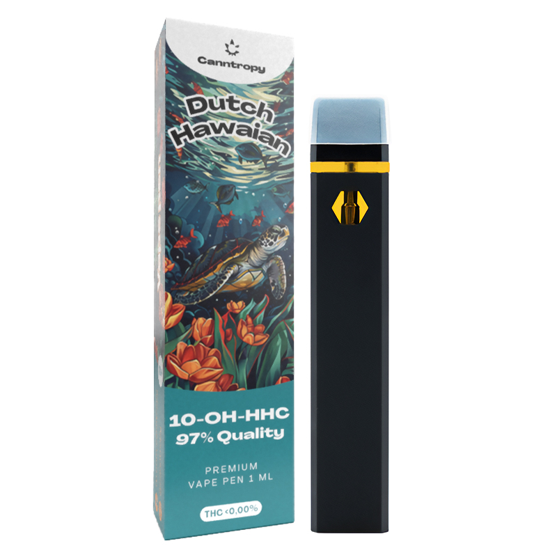 7 oh disposable vape Canntropy 10-OH-HHC Pen Dutch Hawaian, 10-OH-HHC 97% quality, 1 ml How to open a Flavour:Kiwi Mint Ice Miami Mint