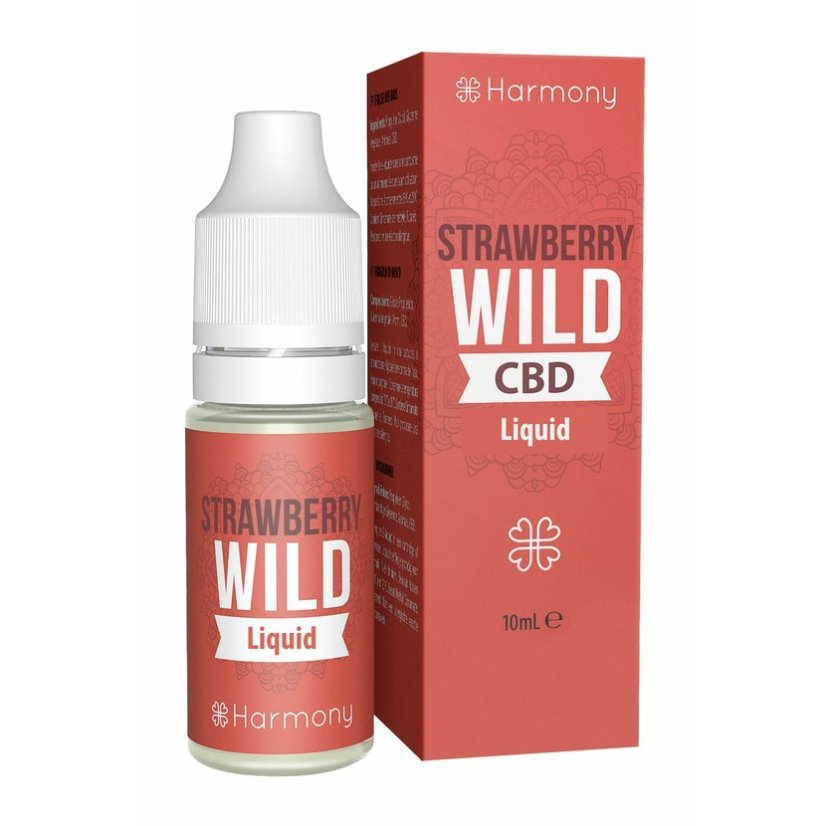 Harmony Liquide CBD Fraise des bois 10 ml, 30-600 mg CBD