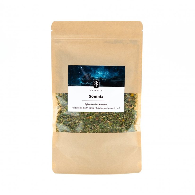 Hemnia SOMNIA - Mélange d'herbes avec du cannabis pour favoriser le sommeil, 50 g